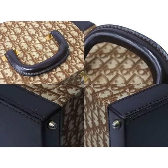 Christian Dior Vanity Trunk 30 Trotter Leather Beige Brown - Picture 6 of 10